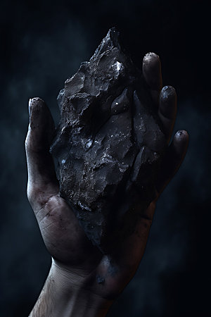 煤炭煤矿工业摄影图