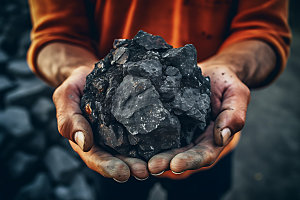 煤炭开采能源摄影图