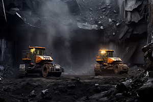 煤炭能源煤矿摄影图
