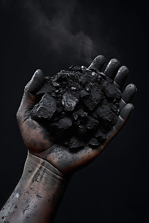 煤炭开采矿场摄影图