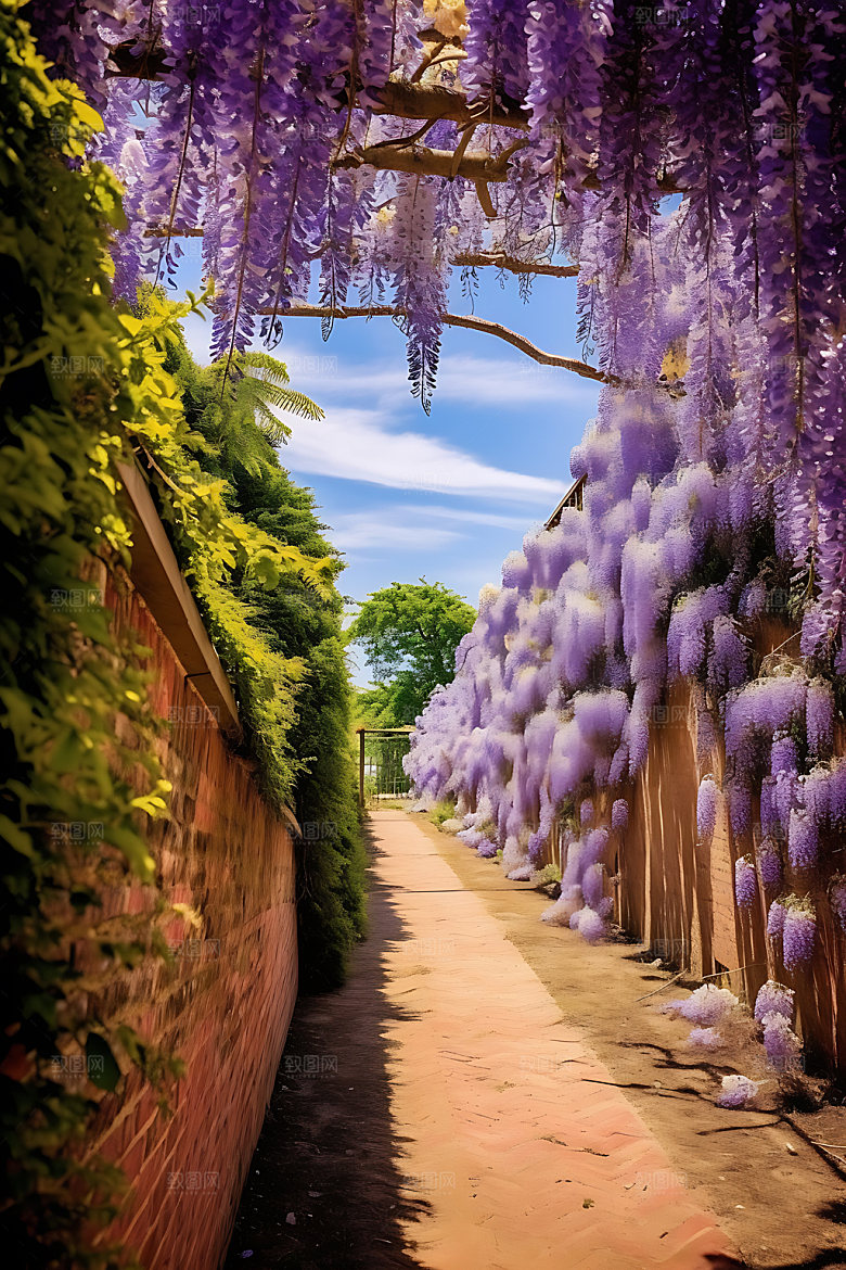 花园绿植园艺摄影图