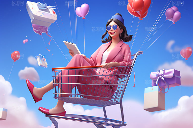 时尚潮流人物摄影狂欢矢量图