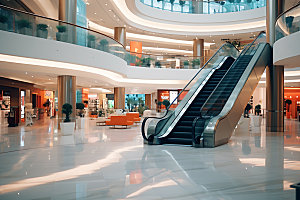 购物中心时尚商业街区摄影图