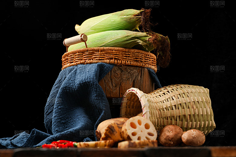 瓜果蔬菜食材高清摄影图