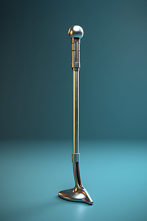 拐杖3D模型效果图