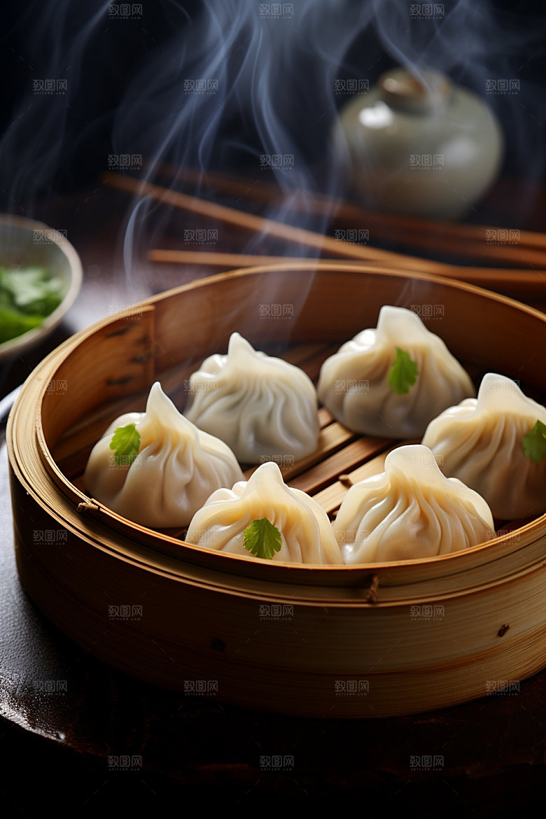 广式早茶精致美食摄影矢量素材