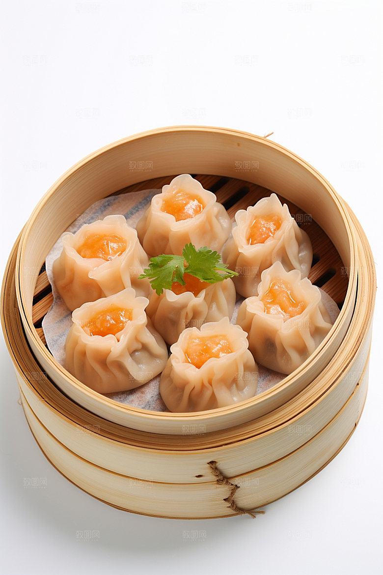 广式早茶美味早点美食摄影矢量素材