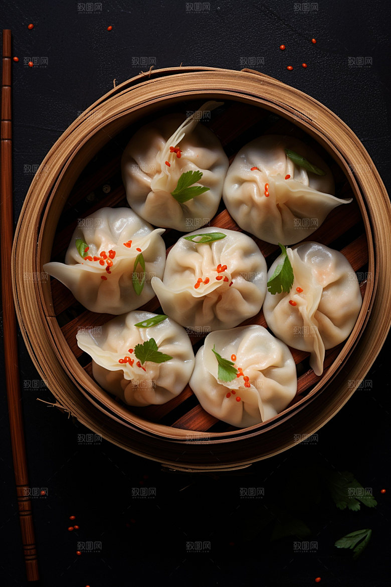广式早茶美味早点美食摄影矢量素材