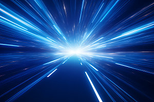 光束隧道科技光线背景图