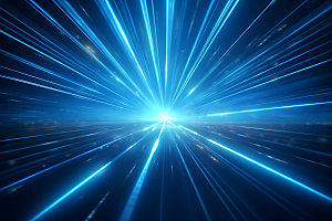 光束隧道空间科幻背景图