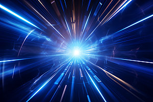 光束隧道科技科幻背景图