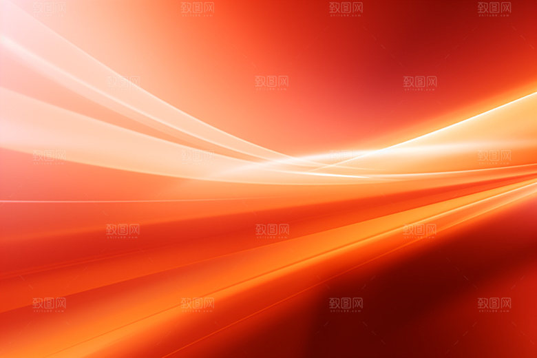 红色光线抽象光效背景图