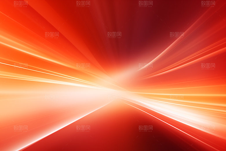 红色光线大气光效背景图