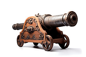 古代大炮立体战争模型
