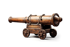 古代大炮战争火药模型