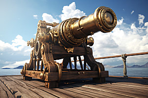 古代大炮3D火炮模型