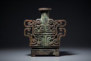 古董青铜器高清历史文化摄影图