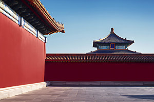 故宫红墙高清北京故宫摄影图