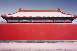 故宫红墙大气北京故宫摄影图