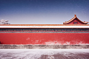 故宫红墙高清北京故宫摄影图