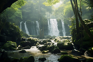贵州赤水丹霞自然黔北摄影图