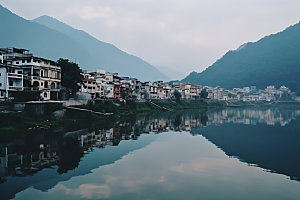 贵州茅台镇旅游自然摄影图