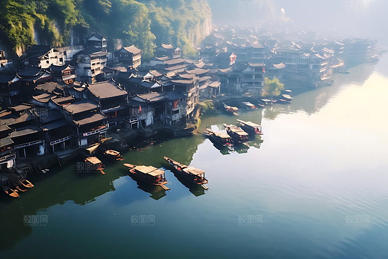 贵州茅台镇黔北旅游摄影图