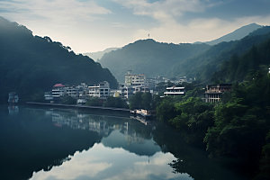 贵州茅台镇酒乡旅游摄影图