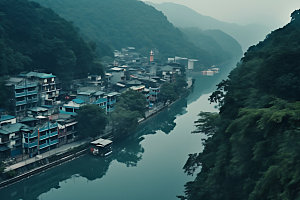 贵州茅台镇高清风光摄影图