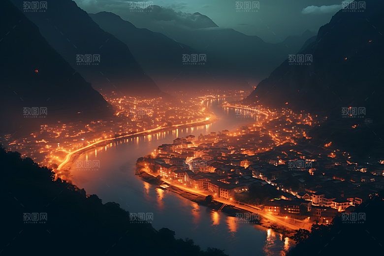 贵州茅台镇黔北风光摄影图