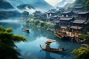 贵州茅台镇自然旅游摄影图