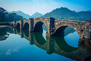 贵州小七孔自然旅游摄影图