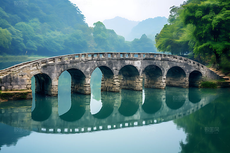 贵州小七孔大七孔旅游摄影图