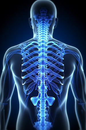 骨科元素脊椎插图