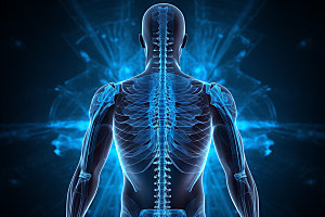 骨科人体构造脊柱插图