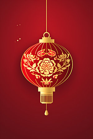 国潮灯笼传统文化中国风插图