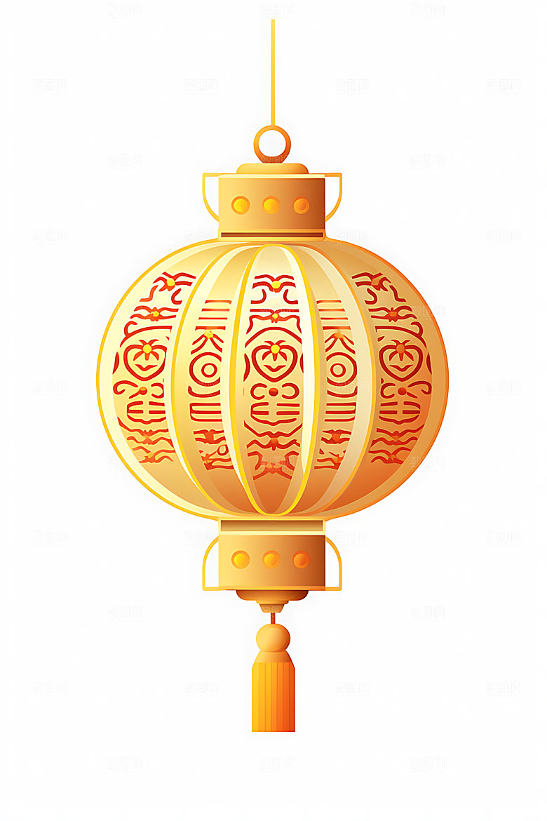 国潮灯笼传统文化元素插图