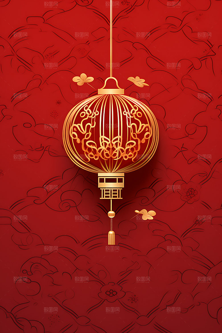 国潮灯笼元素传统文化插图