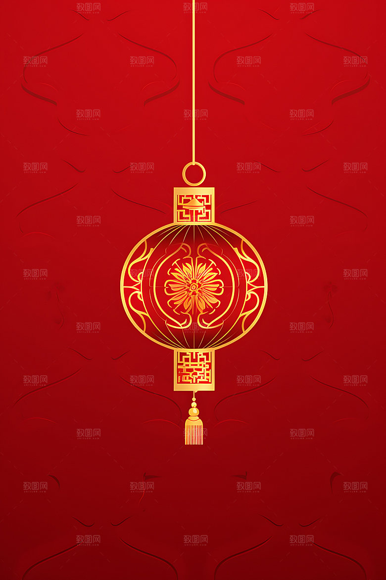 国潮灯笼元素传统文化插图