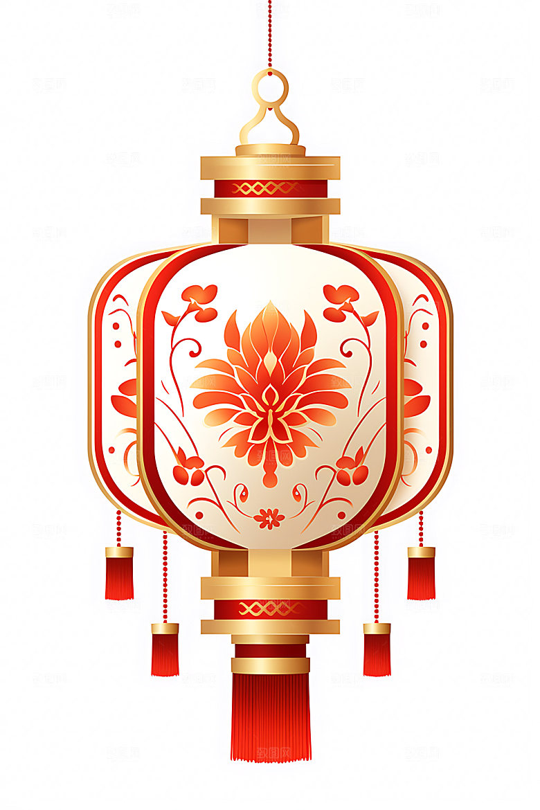 国潮灯笼喜庆春节插图