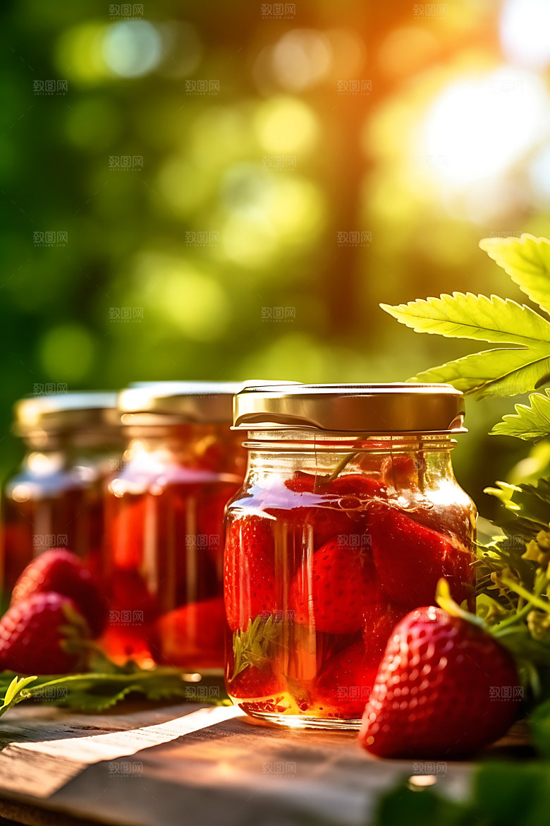 果酱酱料烘焙摄影图