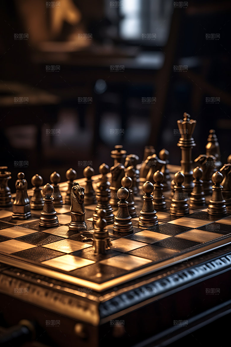 国际象棋高清商务摄影图