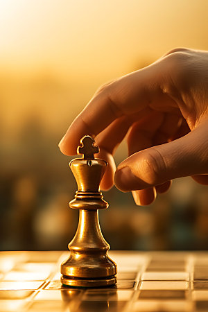 国际象棋博弈企业摄影图