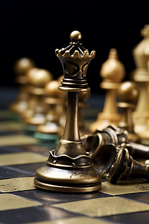 国际象棋商务高清摄影图