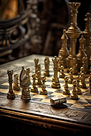 国际象棋企业商务摄影图