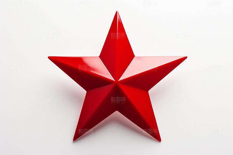 五角星3D党建元素