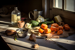 果蔬厨房瓜果摄影图