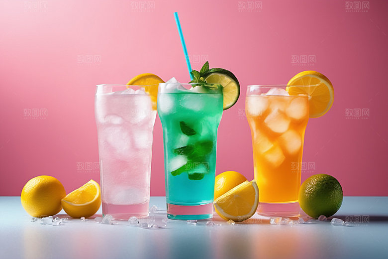 果汁饮料果茶高清摄影图