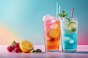 果汁饮料夏天饮品摄影图