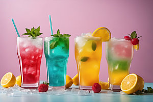 果汁饮料夏天高清摄影图